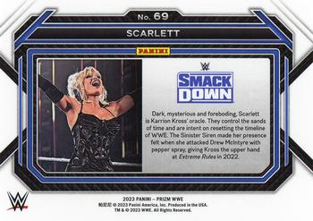 2023 Panini Prizm WWE #69 Scarlett Back