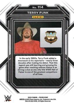 2023 Panini Prizm WWE #114 Terry Funk Back