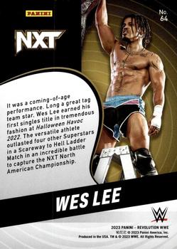 2023 Panini Revolution WWE #64 Wes Lee Back