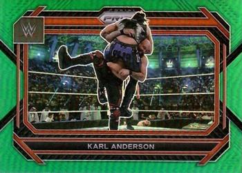 2023 Panini Prizm WWE - Green #10 Karl Anderson Front