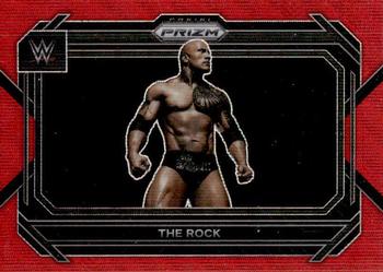 2023 Panini Prizm WWE - Ruby Wave #41 The Rock Front