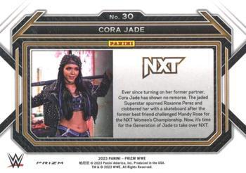 2023 Panini Prizm WWE - Silver #30 Cora Jade Back