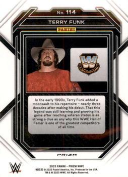 2023 Panini Prizm WWE - White Sparkle #114 Terry Funk Back