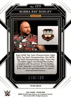 2023 Panini Prizm WWE - Red #177 Bubba Ray Dudley Back