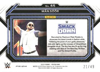 2023 Panini Prizm WWE - Teal #65 mån.sôör Back