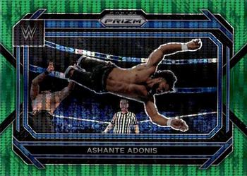 2023 Panini Prizm WWE - Green Pulsar #86 Ashante Adonis Front