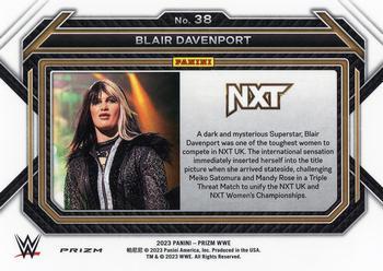 2023 Panini Prizm WWE - Under Card #38 Blair Davenport Back