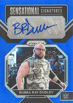 2023 Panini Prizm WWE - Sensational Signatures Prizms Blue #SN-BBR Bubba Ray Dudley Front