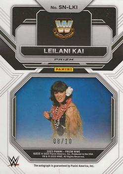 2023 Panini Prizm WWE - Sensational Signatures Prizms Gold #SN-LKI Leilani Kai Back