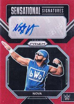 2023 Panini Prizm WWE - Sensational Signatures Prizms Red #SN-NVA Nova Front