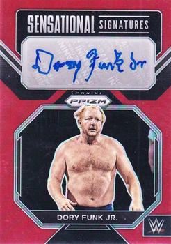 2023 Panini Prizm WWE - Sensational Signatures Prizms Red #SN-DFJ Dory Funk Jr. Front