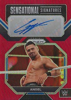 2023 Panini Prizm WWE - Sensational Signatures Prizms Red #SN-AGL Angel Front