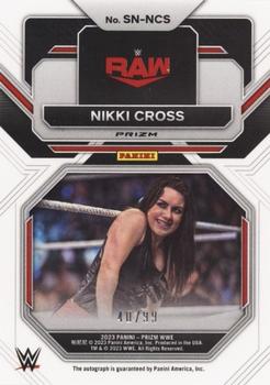 2023 Panini Prizm WWE - Sensational Signatures Prizms Red #SN-NCS Nikki Cross Back