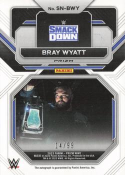 2023 Panini Prizm WWE - Sensational Signatures Prizms Red #SN-BWY Bray Wyatt Back