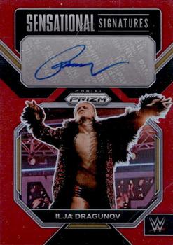 2023 Panini Prizm WWE - Sensational Signatures Prizms Red #SN-IJD Ilja Dragunov Front