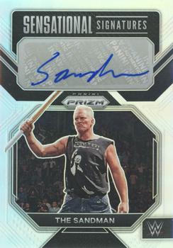 2023 Panini Prizm WWE - Sensational Signatures Prizms Silver #SN-SMN The Sandman Front