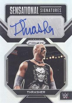 2023 Panini Prizm WWE - Sensational Signatures Prizms Silver #SN-THR Thrasher Front