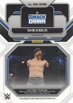 2023 Panini Prizm WWE - Sensational Signatures Prizms Silver #SN-SHM Sheamus Back