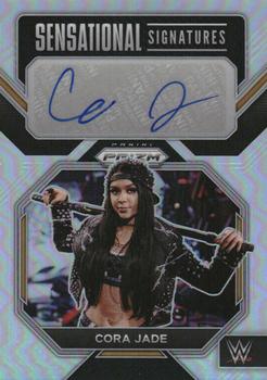 2023 Panini Prizm WWE - Sensational Signatures Prizms Silver #SN-CJD Cora Jade Front