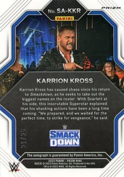 2023 Panini Prizm WWE - Superstar Autographs Prizms Mojo #SA-KKR Karrion Kross Back