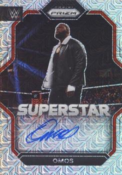 2023 Panini Prizm WWE - Superstar Autographs Prizms Mojo #SA-OMS Omos Front