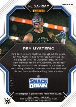 2023 Panini Prizm WWE - Superstar Autographs Prizms Mojo #SA-RMY Rey Mysterio Back