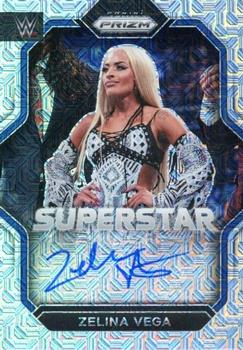 2023 Panini Prizm WWE - Superstar Autographs Prizms Mojo #SA-ZLV Zelina Vega Front