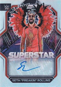 2023 Panini Prizm WWE - Superstar Autographs Prizms Silver #SA-SFR Seth “Freakin” Rollins Front