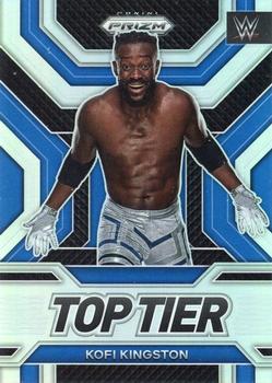 2023 Panini Prizm WWE - Top Tier Prizms Silver #16 Kofi Kingston Front