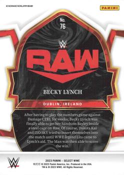 2023 Panini Select WWE #76 Becky Lynch Back