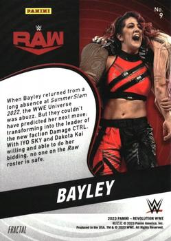 2023 Panini Revolution WWE - Fractal #9 Bayley Back