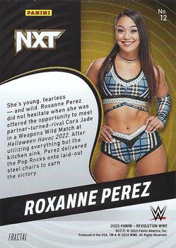 2023 Panini Revolution WWE - Fractal #12 Roxanne Perez Back