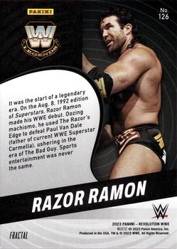 2023 Panini Revolution WWE - Fractal #126 Razor Ramon Back