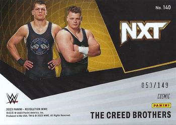 2023 Panini Revolution WWE - Cosmic #140 Brutus Creed / Julius Creed Back