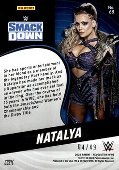 2023 Panini Revolution WWE - Cubic #68 Natalya Back