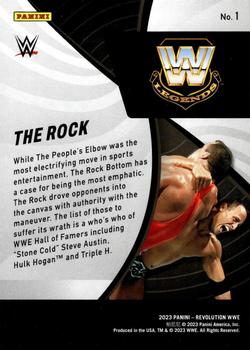 2023 Panini Revolution WWE - Revolutionary Finishers #1 The Rock Back