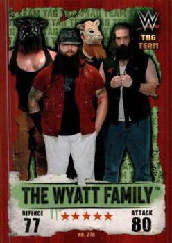 2016 Topps India Slam Attax WWE: Takeover #278 The Wyatt Family Front