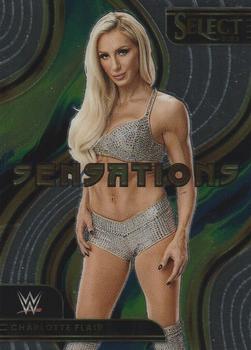 2023 Panini Select WWE - Sensations #5 Charlotte Flair Front