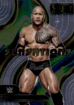 2023 Panini Select WWE - Sensations #6 The Rock Front