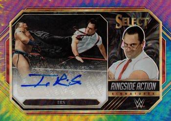 2023 Panini Select WWE - Ringside Action Signatures Tie-Dye Prizms #RA-IRS IRS Front