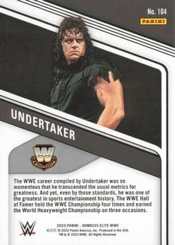 2023 Donruss Elite WWE #104 Undertaker Back