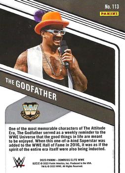 2023 Donruss Elite WWE #113 The Godfather Back