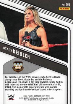 2023 Donruss Elite WWE - Black #103 Stacy Keibler Back