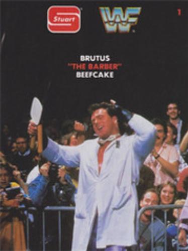 1987 Stuart Foods WWF #1 Brutus 