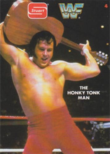 1987 Stuart Foods WWF #4 The Honky Tonk Man Front