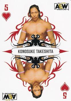 2023 Upper Deck AEW - Double or Nothing Playing Cards #PC-37 Konosuke Takeshita Front