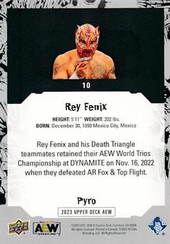 2023 Upper Deck AEW - Pyro #10 Rey Fenix Back