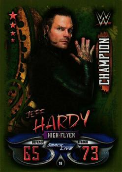 2018 Topps India Slam Attax WWE Live #19 Jeff Hardy Front