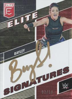 2023 Donruss Elite WWE - Elite Signatures Gold #ES- Bayley Front