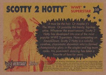 2005 Topps Heritage WWE #50 Scotty 2 Hotty Back